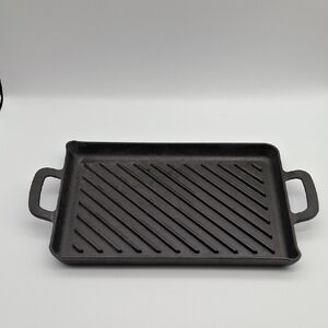 Food Network Cast Iron Grill Pan with Handles